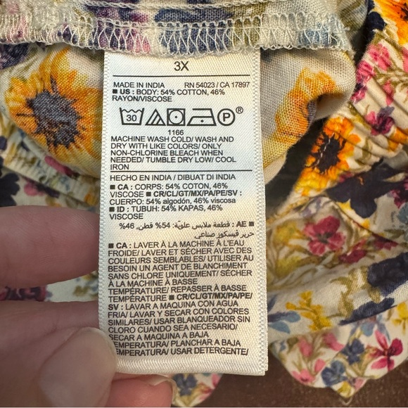 Old Navy Tiered Maxi Skirt Womens Sz 3X Boho Hippie Festival Peasant Prairie - Picture 5 of 6